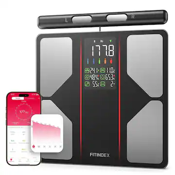 Smart Scale for Body Weight, Body Composition Analyzer with 8-Electrode