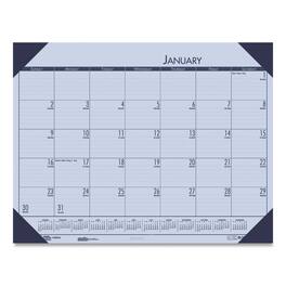 House of Doolittle - EcoTones Recycled Monthly Desk Pad Calendar 22 x 17 Sunset Orchid Sheets Cordovan Corners 12 Month Jan to Dec 2026