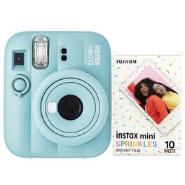 Fujifilm - Instant Film Camera with Sprinkles Instant Film 10 Exposures - Lagoon green