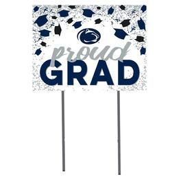 Jardine - Penn State Nittany Lions 18'' x 24'' Grad Yard Sign - White