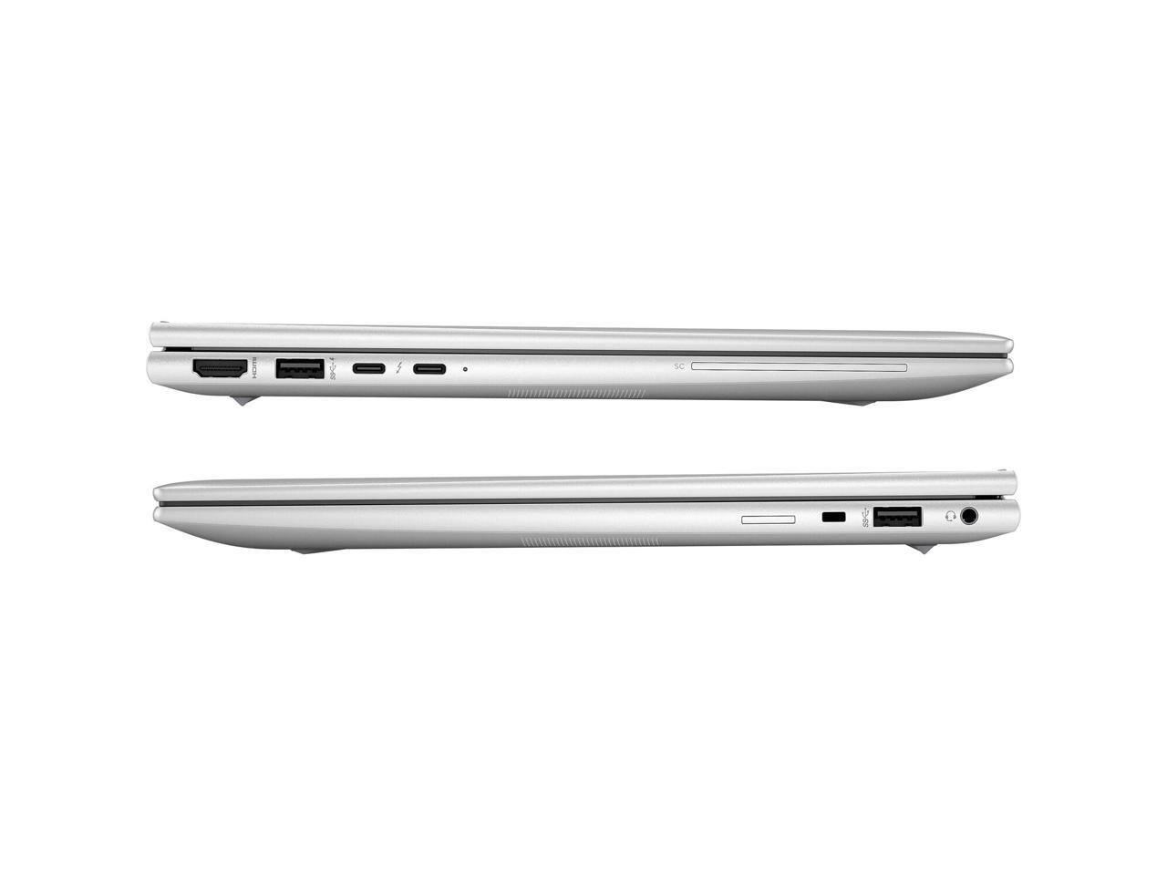 Alt View 2. HP - HP 845 G10, AMD Ryzen 7 7840U 3.3GHz, 32GB Memory, 1TB NVMe SSD, 14" FHD, Windows 11 Pro 64-bit - Silver.