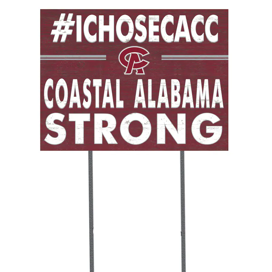 Community Panel Graphics Sign Jardine Coastal Alabama Community College 18'' x 24'' I Chose Lawn Sign ...
