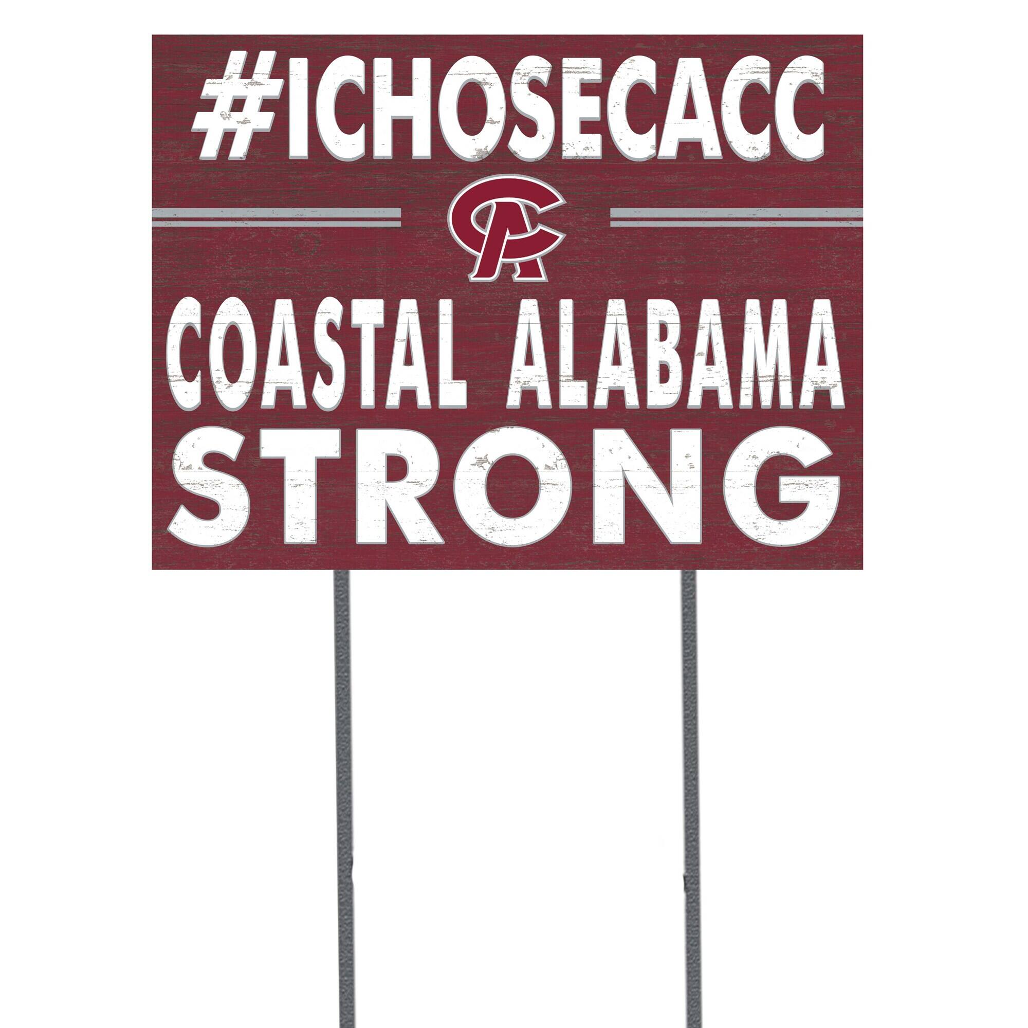 Coastal Alabama Community College 18'' x 24'' I Chose Lawn Sign