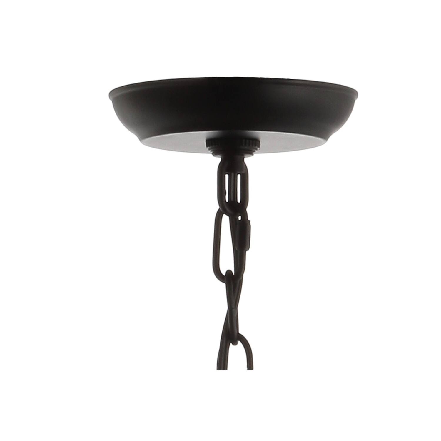 Alt View 6. Jonathan Y - Maura 5-Light 17" Crystal/Metal LED Chandelier, Black - Black/ Clear.