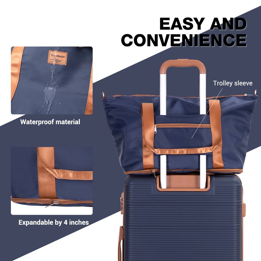 Tra elhouse 200g

EASY AND CONVENIENCE

Trolley sleeve

Waterproof material

Expandable by 4 inches