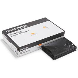 Coastwide Professional - 55-60 Gallon Trash Bag, 38" x 58", Low Density, 0.95 mil, 100 Bags/Box - Black