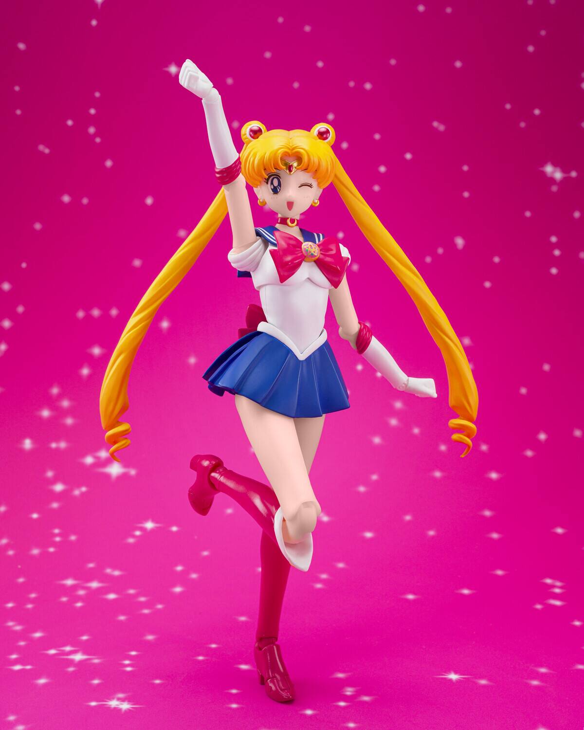 Alt View 3. PopMarket - Tamashii Nations - Sailor Moon - S.H.Figuarts - Crystal Star Compact Edition Action Figure   - COLLECTIBLES - Multicolor.