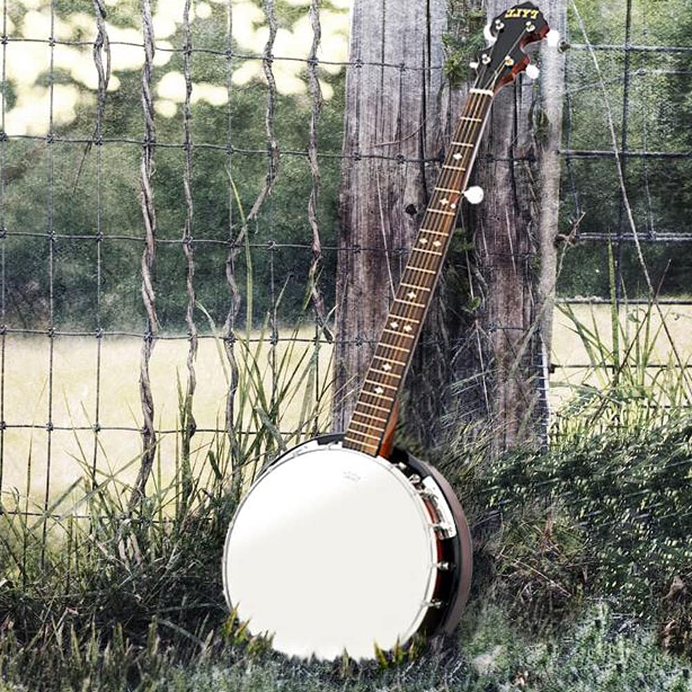 Alt View 3. Pyle - Pyle 5-String Tunable Banjo, White Jade Pegs, Rosewood Fretboard, Maplewood Bridge - PBJ60.