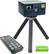 Front. AAXA - P400 Short Throw Mini HD Projector, 2 Hour Battery, Native 1080P, 0.7 Throw Ratio, HDMI/USB/microSD Input - Space Gray.