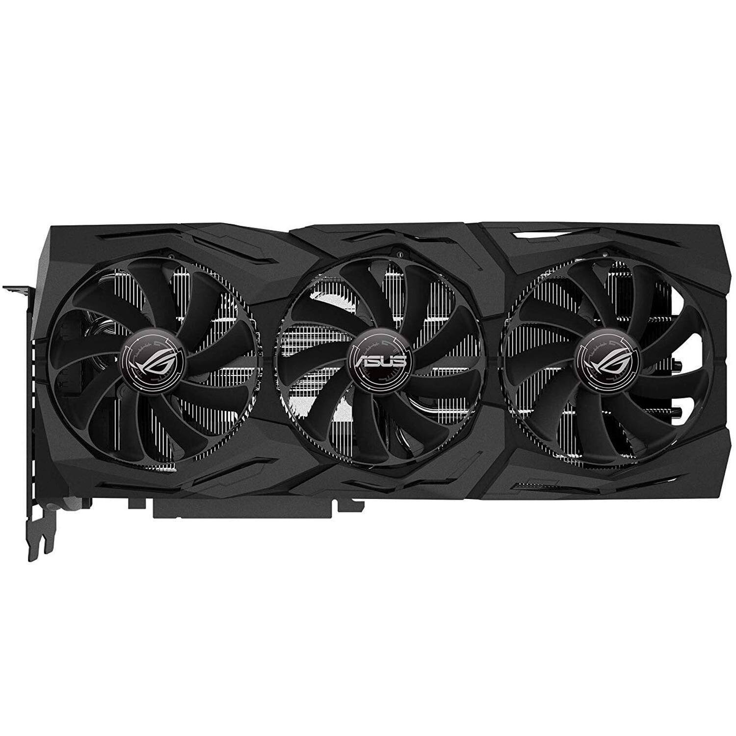 Front. ASUS - ASUS ROG Strix GeForce RTX 2080 Super Advance Ed 8GB GDDR6 - Graphics Card - Black.