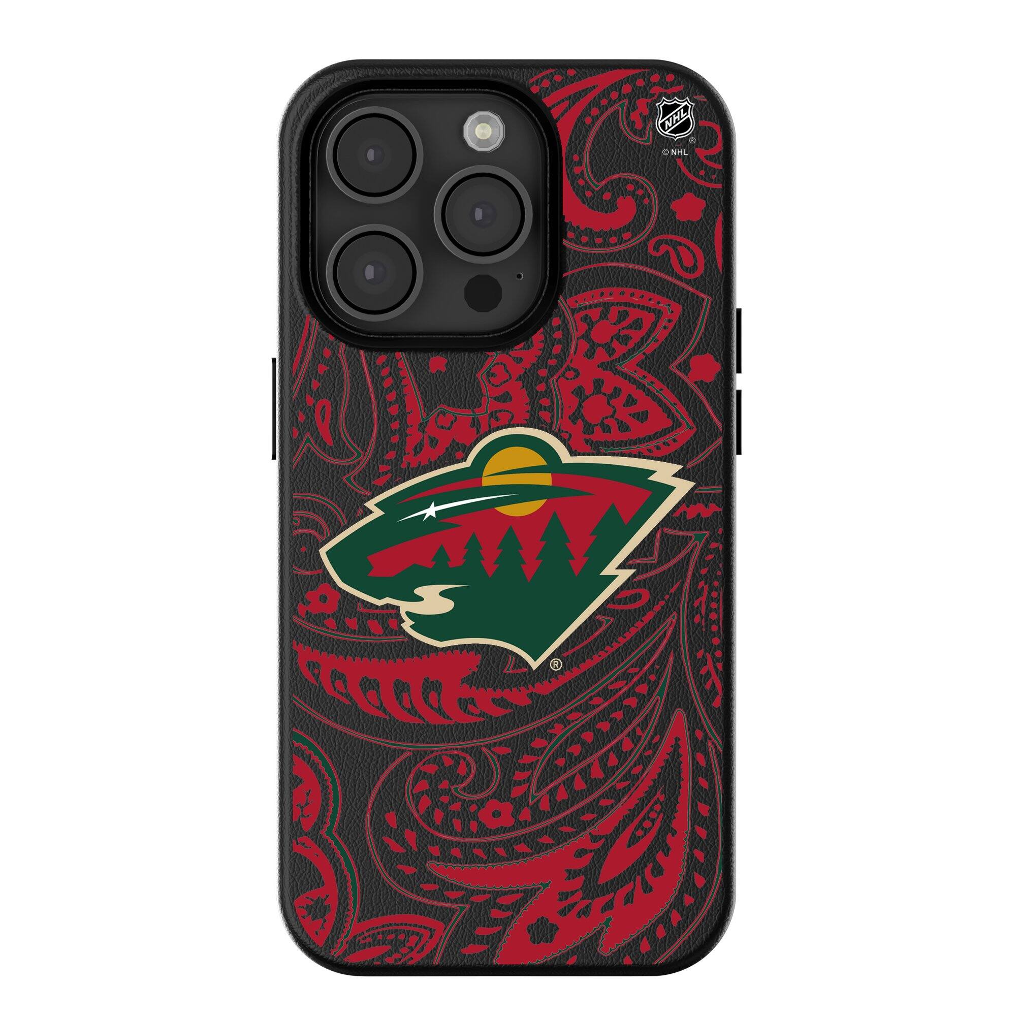 Keyscaper - NHL - Minnesota Wild Paisley iPhone Magnetic Bump Case - 16 - Black price history on PriceWatchPro