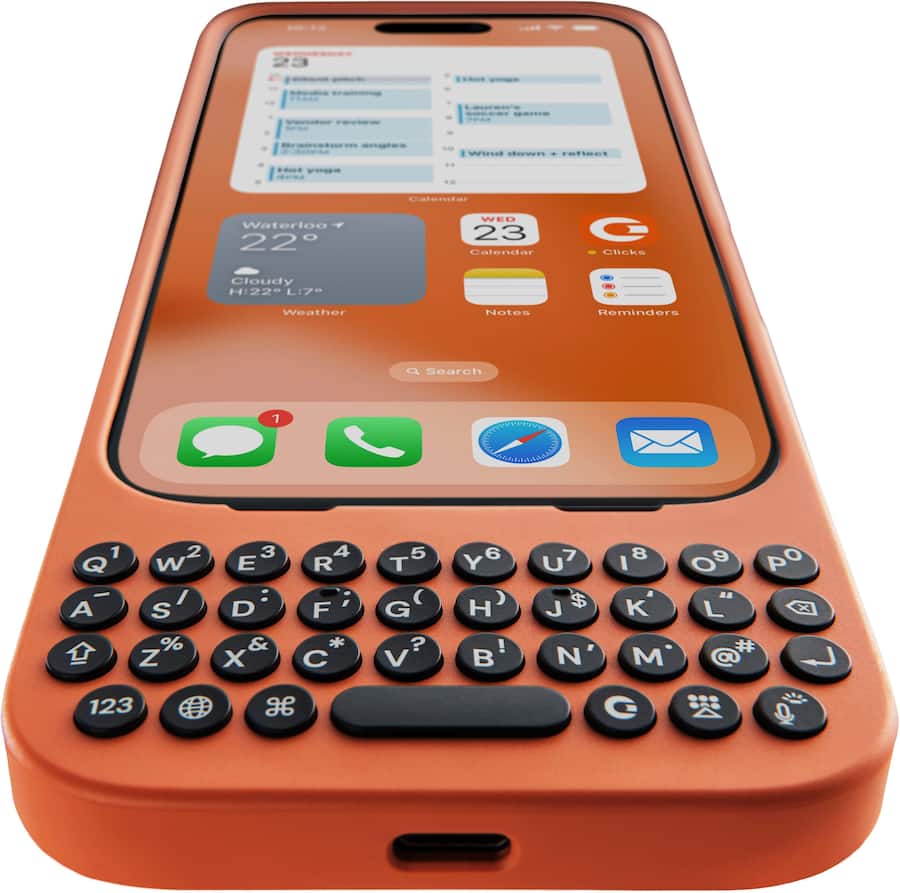 Clicks Keyboard iPhone 16 Pro Max用 spice Clicks Keyboard for Apple iPhone 16 Pro Spice CK-6100-5