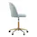 Alt View 15. Linon Home Décor - Andrea Plush Velvet Fabric Rolling Desk Chair - Light Blue.