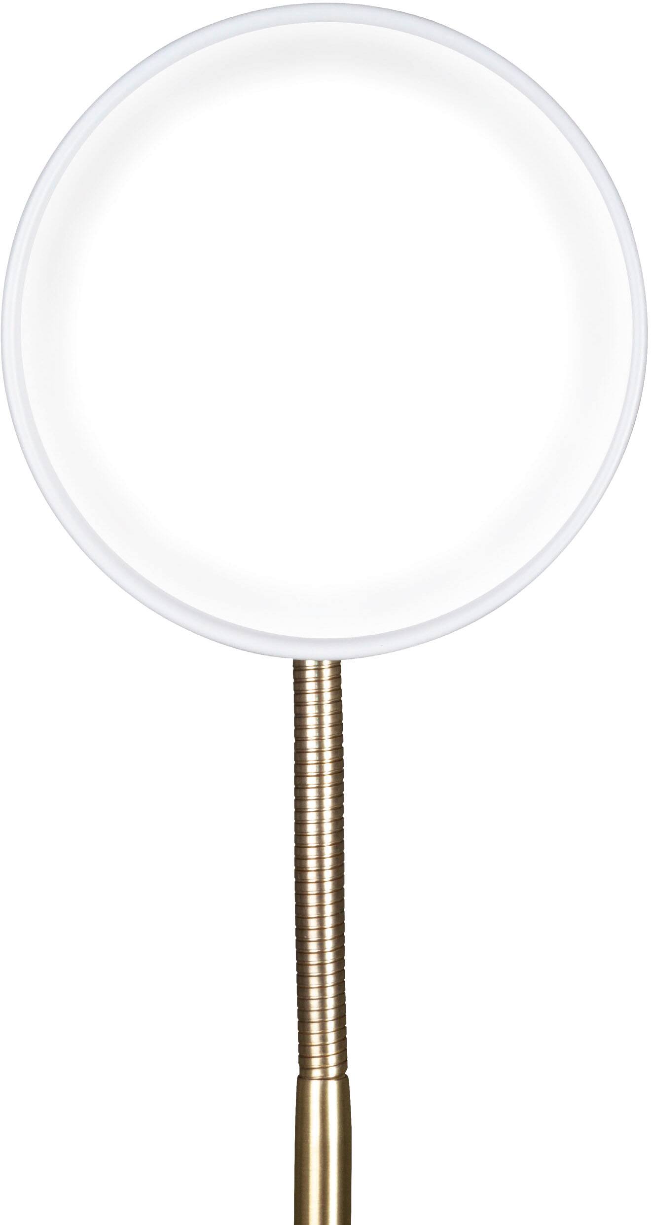 Alt View 12. OttLite - Beam LED Desk Lamp White w/Gold Accents - White.