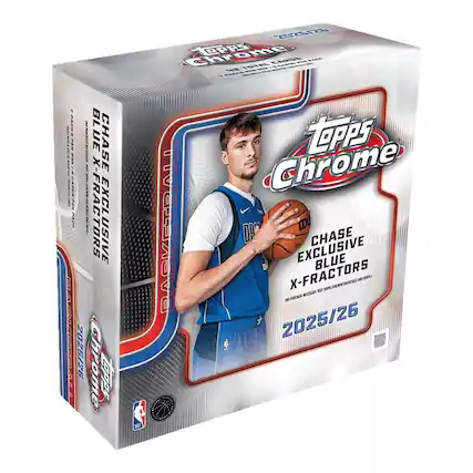 Topps Chrome
CHASE EXCLUSIVE BLUE X-FRACTORS
2025/26
BLUE X-FRACTORS
CHASE EXCLUSIVE
Topps Chrome