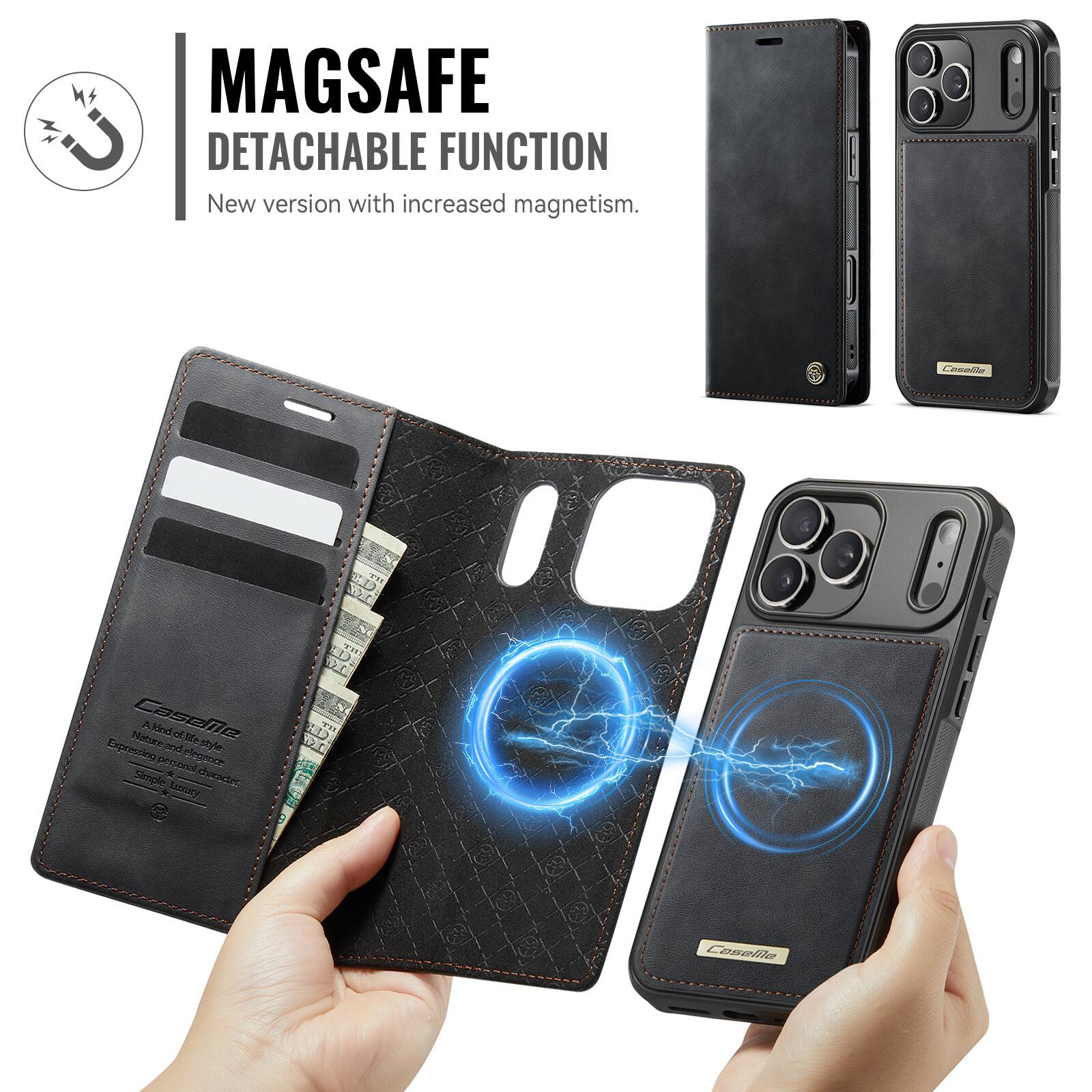 MAGSAFE DETACHABLE FUNCTION  
New version with increased magnetism.  

A kind of life style  
Expressing personal character  
Simple Luxury  

Casetella