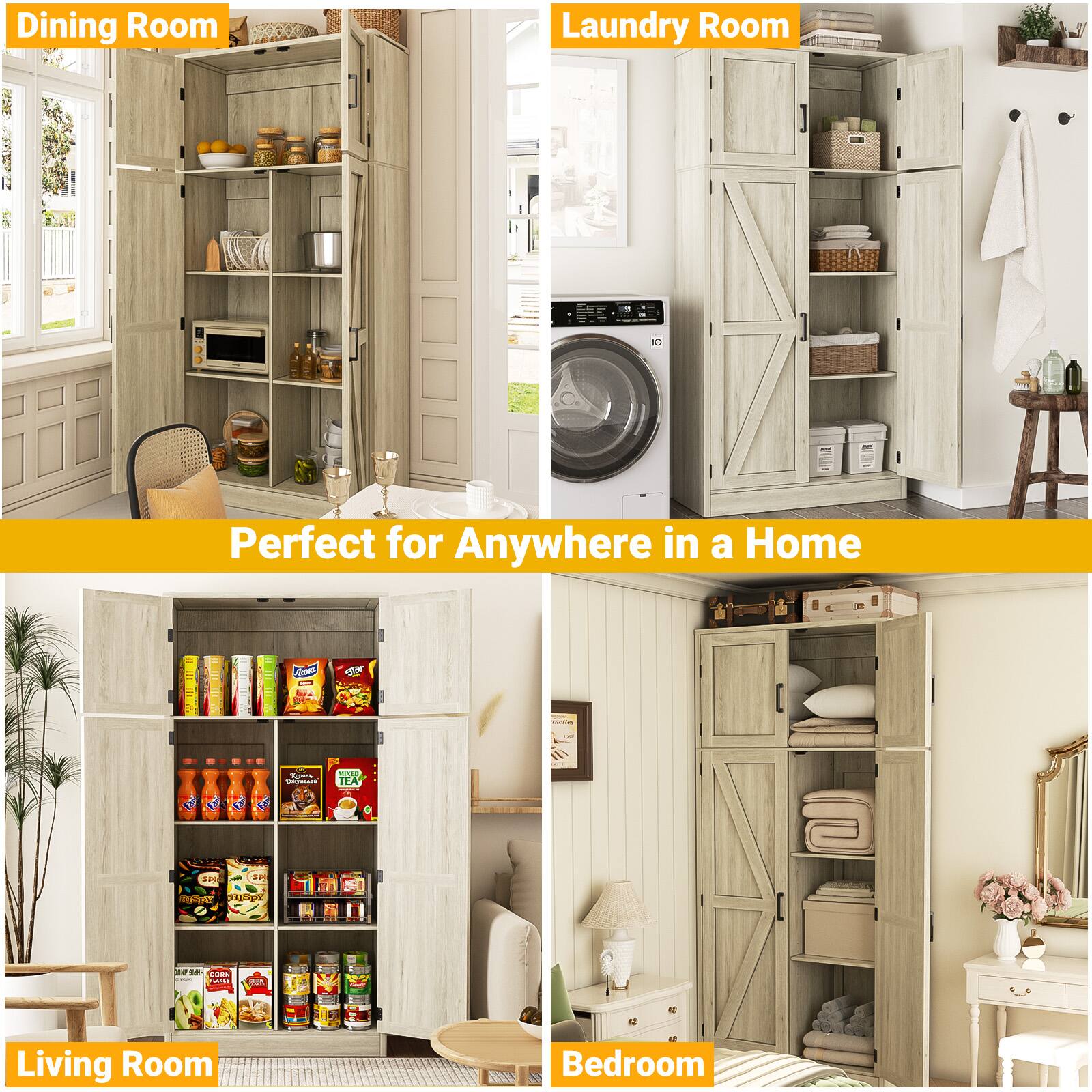 Dining Room Laundry Room x Perfect for Anywhere in a Home

Living Room Bedroom