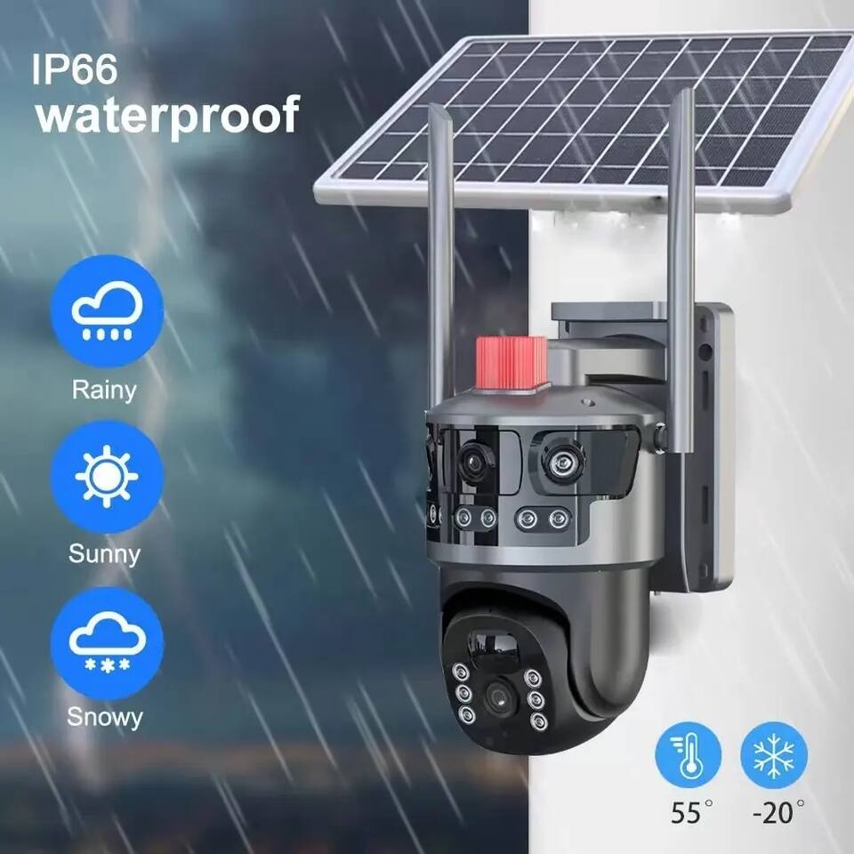 IP66 waterproof  
Rainy  
Sunny  
Snowy  
55°  
-20°