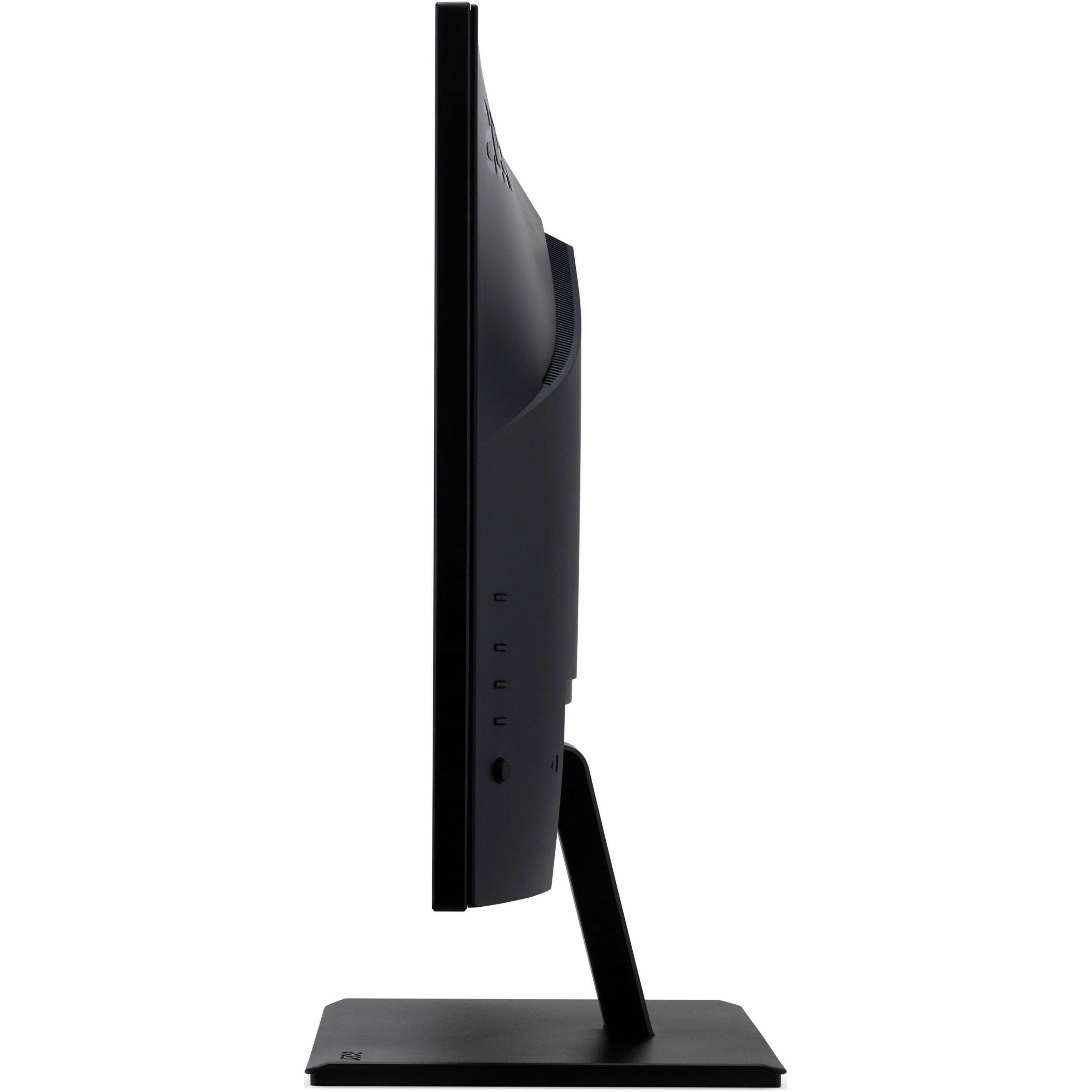 Left. Acer - Vero 21.5" IPS LED FHD 75Hz Monitor (VGA, HDMI) - Black.