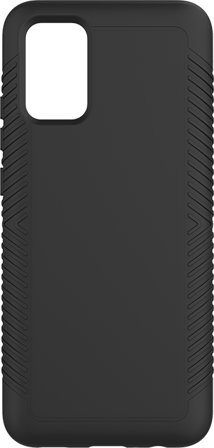 Front. Body Glove - Body Glove Zigzag Black Case - Samsung Galaxy A02s - Black.