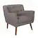 Alt View 2. OSP Home Furnishings - Mill Lane Chair and Loveseat Set - Cement.