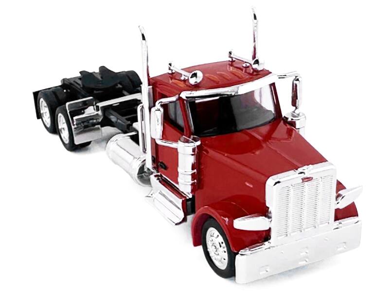 Alt View 3. HO Logistics Replicas - Peterbilt 589 2-Axel Day Cab Red 1/87 (HO) Scale Plastic Model Car by HO Logistics.