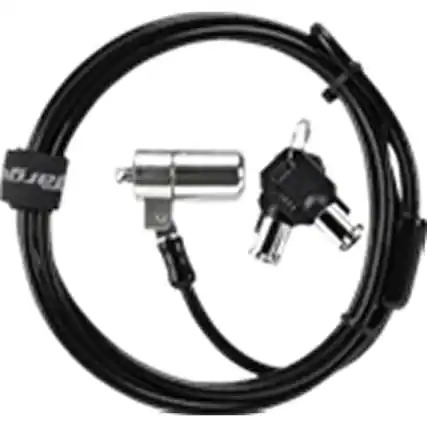 Front. Targus - Defcon KL ASP48USX 6 Feet Security Cable Lock - Black.