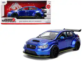 2016 Subaru WRX STI Widebody Blue Metallic "JDM Tuners" Series 1/24 Diecast Model Car by Jada