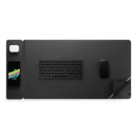 JOURNEY - ALTI Wireless Charging Desk Mat - Black - Front_Zoom