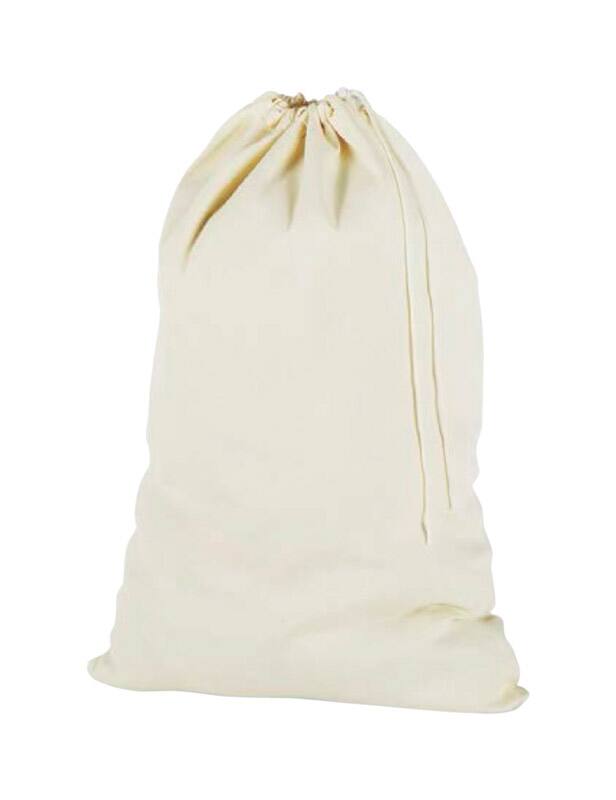 Angle. Whitmor - Whitmor White Canvas Laundry Bag - White.