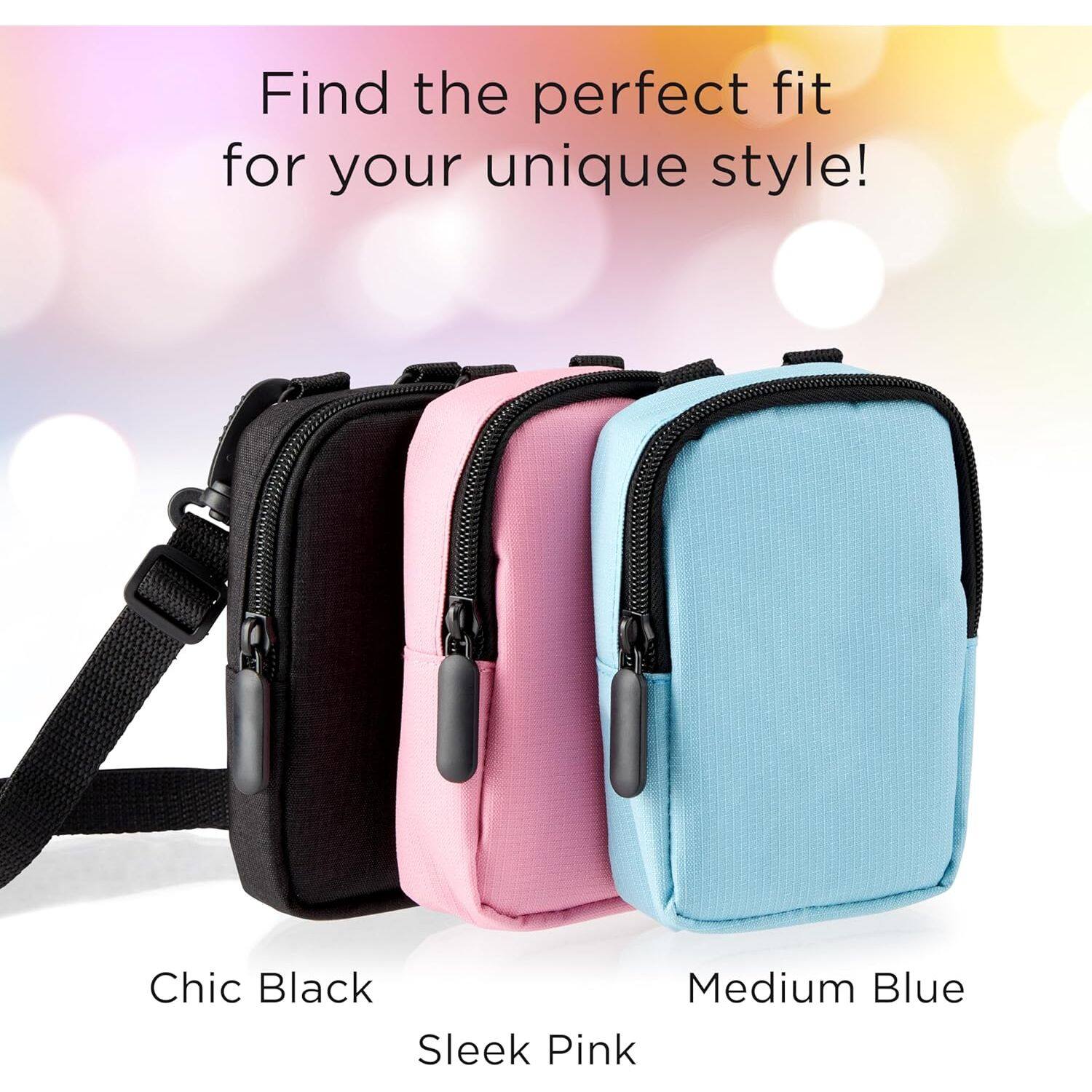 Find the perfect fit for your unique style!

Chic Black  
Sleek Pink  
Medium Blue