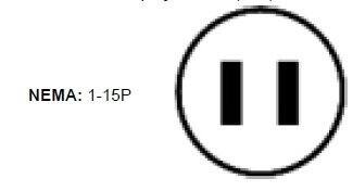 NEMA: 1-15P