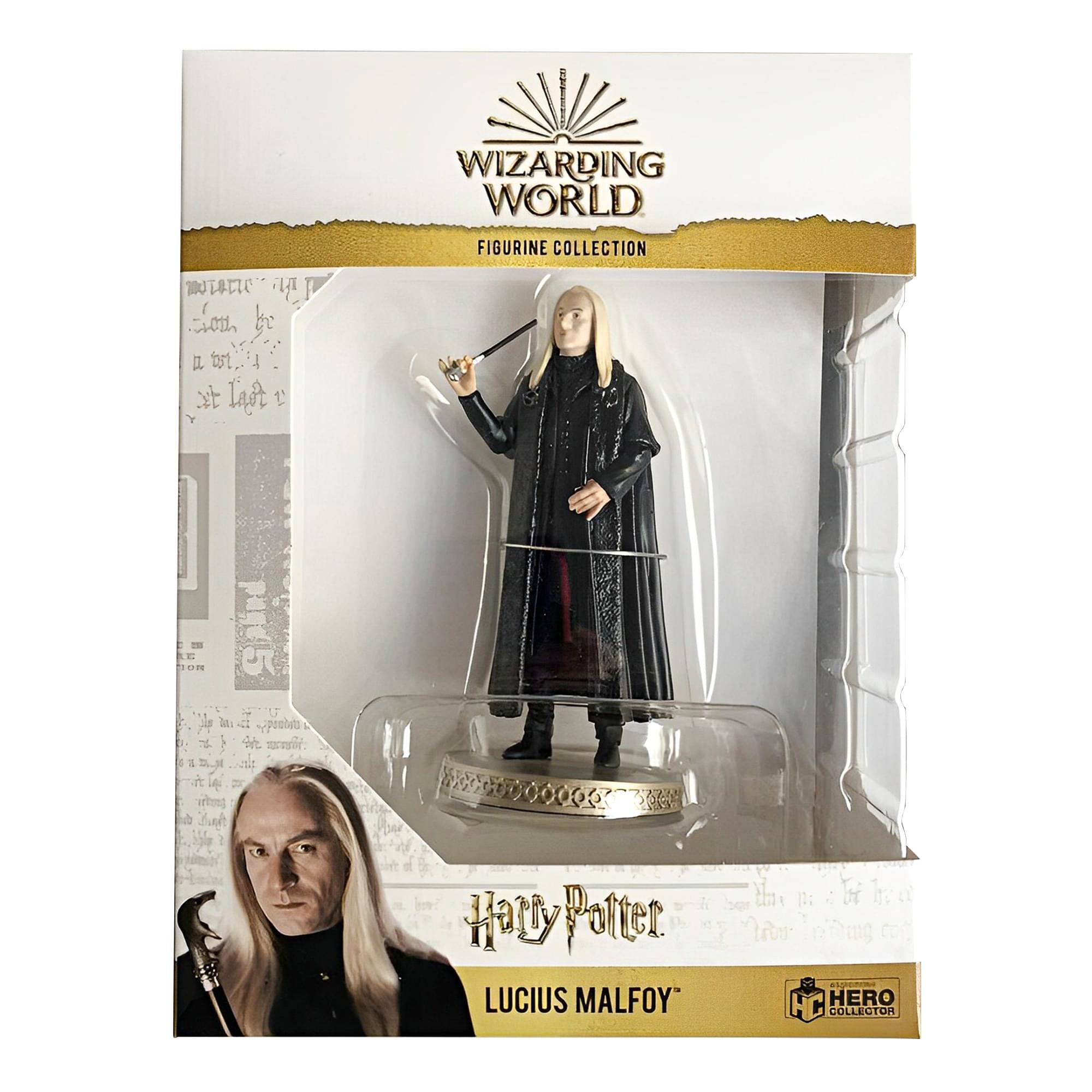 - Wizarding World Figurine Collection
- Harry Potter
- Lucius Malfoy
- Hero Collector