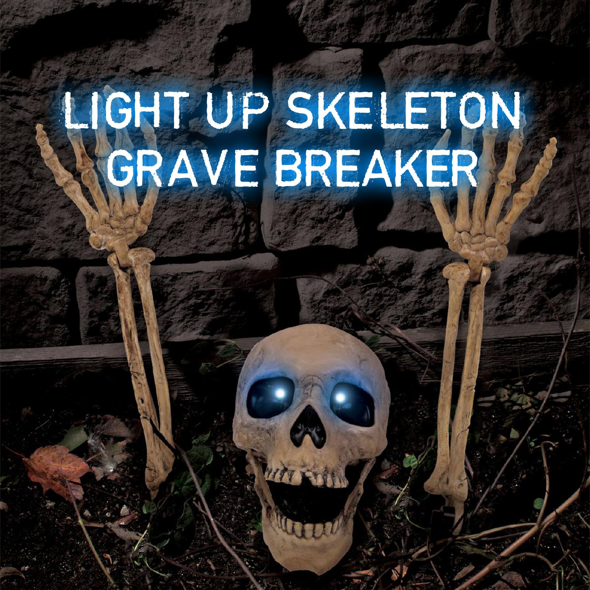 LIGHT UP SKELETON GRAVE BREAKER