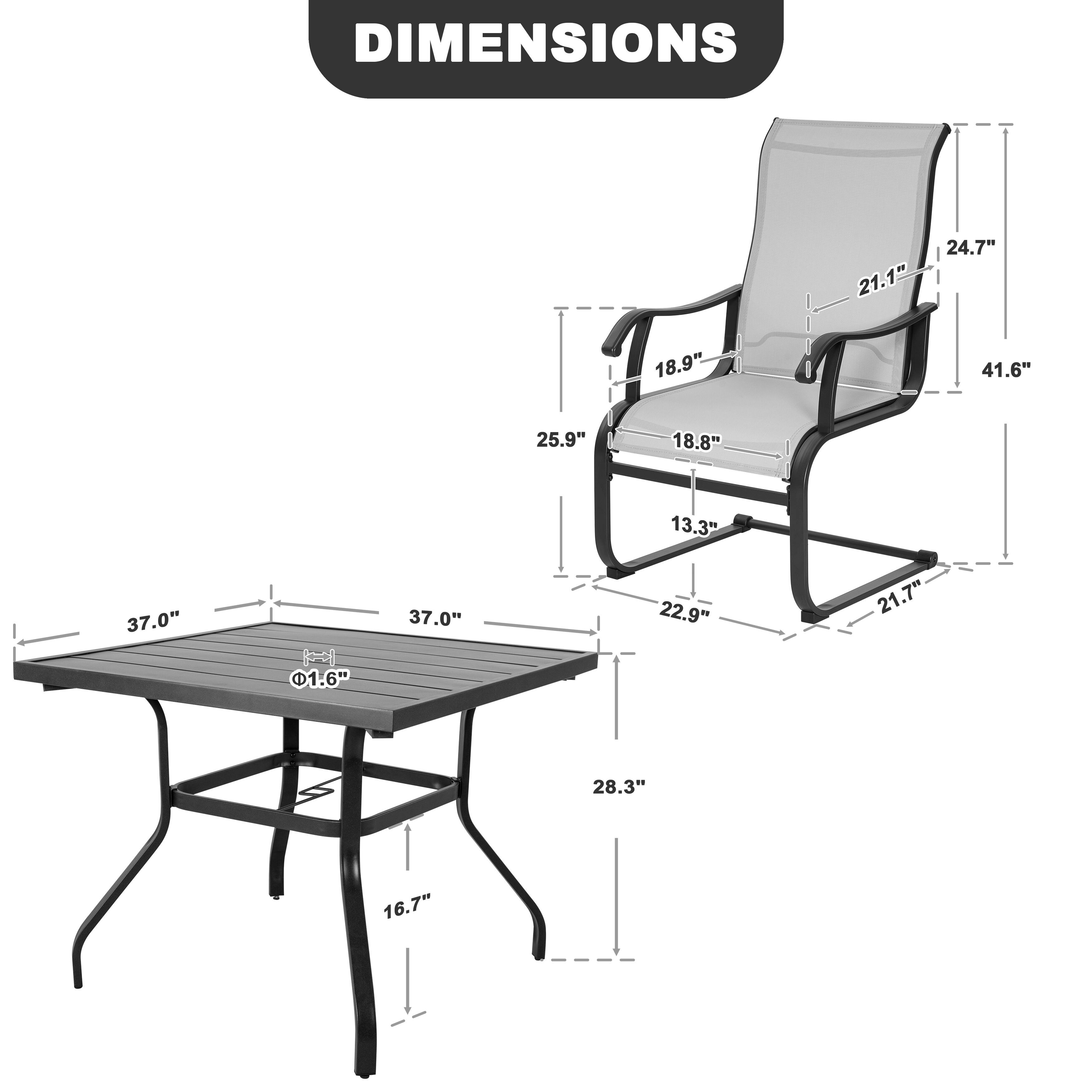 DIMENSIONS

21.1" 24.7" 18.9" 41.6" 25.9" 18.8" 13.3" 37.0" 37.0" 22.9" 21.7" 1.6" 28.3" 16.7"