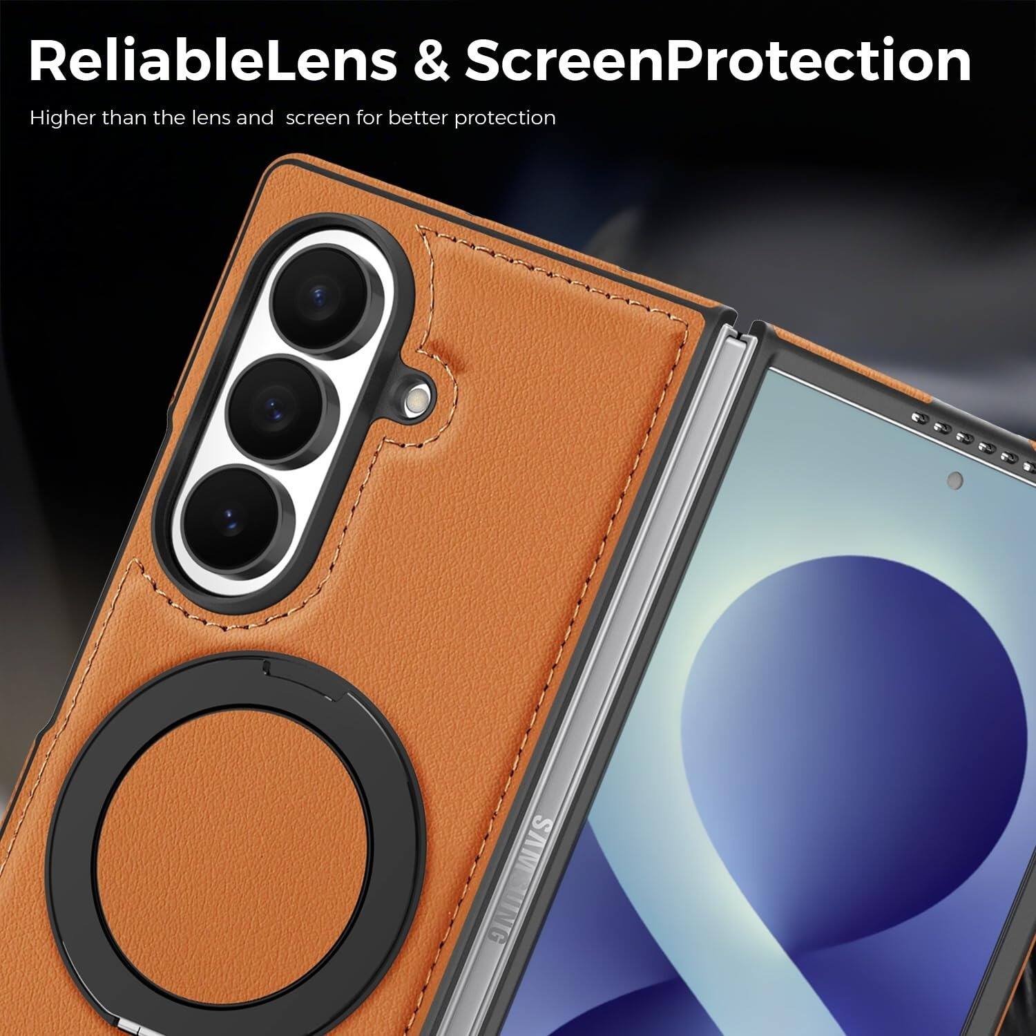 ReliableLens & ScreenProtection  
Higher than the lens and screen for better protection