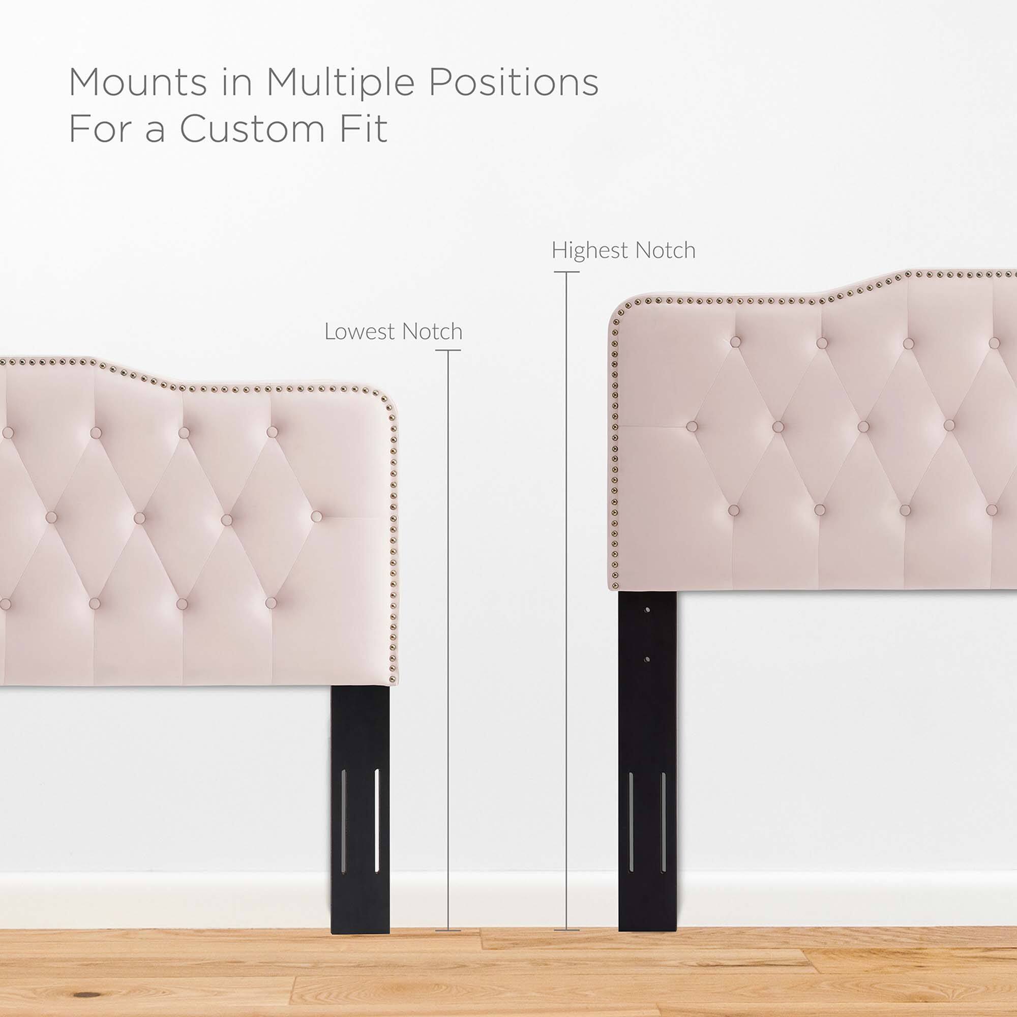 Mounts in Multiple Positions  
For a Custom Fit  

Lowest Notch  
Highest Notch