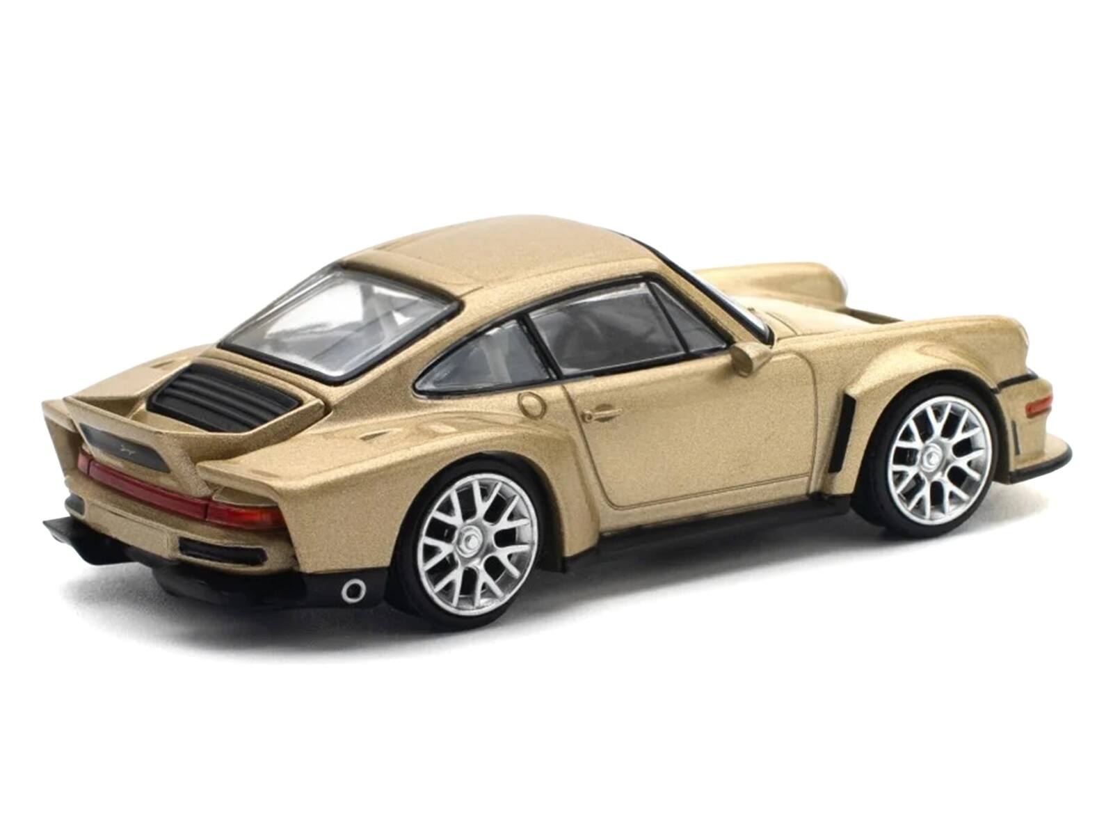 Alt View 2. Pop Race - Singer DLS Turbo Metallic Gold 1/64 Die Cast Model Car by Pop Race.