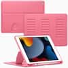 Front. VIKESI - Magnetic Case for iPad 10.2" 7th/8th/9th Gen, Shockproof, Pencil Holder, Auto Wake/Sleep, Multi-Angle Stand - Watermelon.