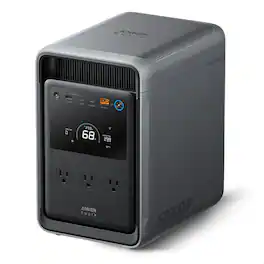 Anker - SOLIX S2000 Portable Power Station,2010Wh/Peak 3000W Battery Solar Generator for Emrgency&Home Appliance Backup (2010 Wh Capacity)
