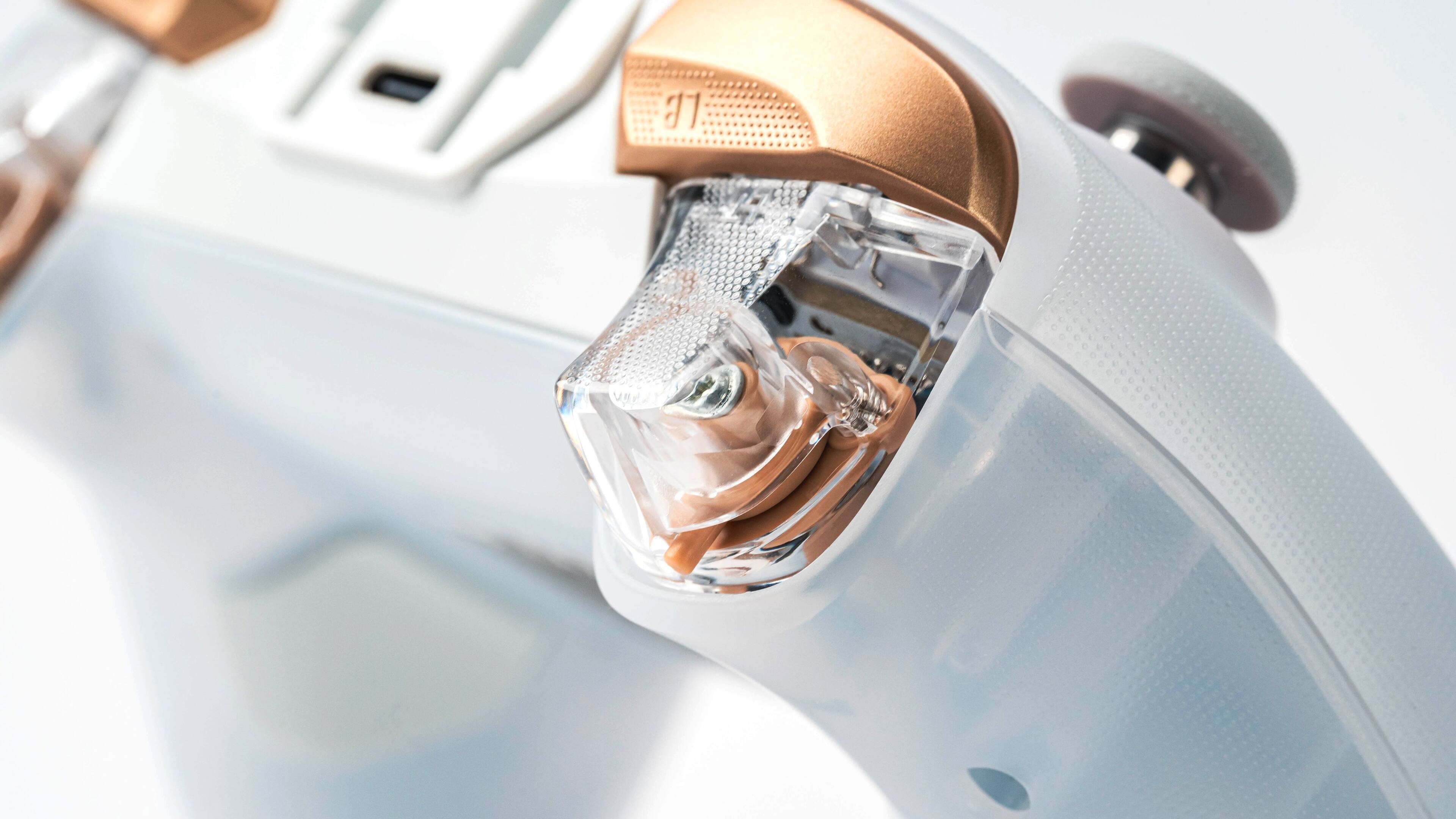 Alt View 8. GameSir - Cyclone 2 Pro Wireless Controller for Switch, PC, Steam, Android, iOS, PC, Mag-Res TMR Sticks, Hall Effect Triggers, RGB - White.