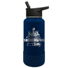 Great American Products - Seattle Seahawks Super Bowl LX 32oz. Thirst Water Bottle - Blue