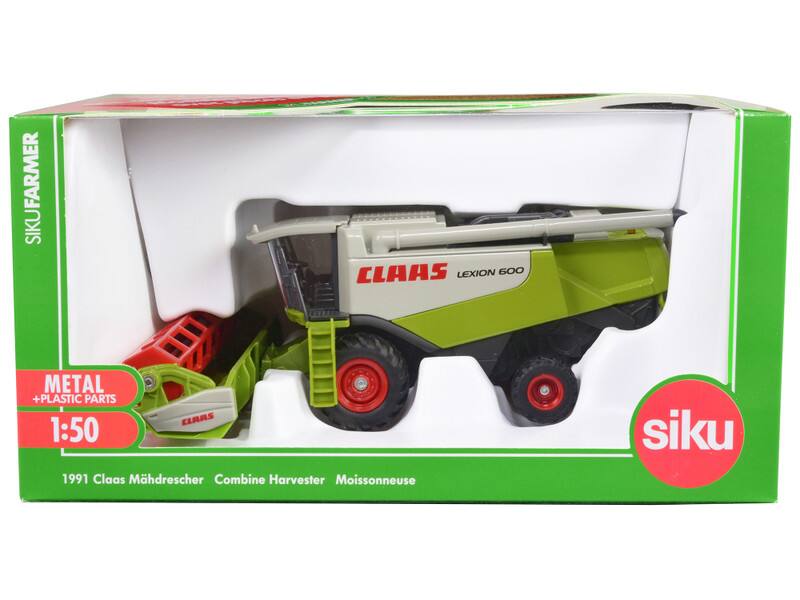 SIKU FARMER  
SIKU CLAAS LEXION 600  
METAL + PLASTIC PARTS  
CLAAS 1:50  
1991 Claas Mähdrücher Combine Harvester Moissonneuse
