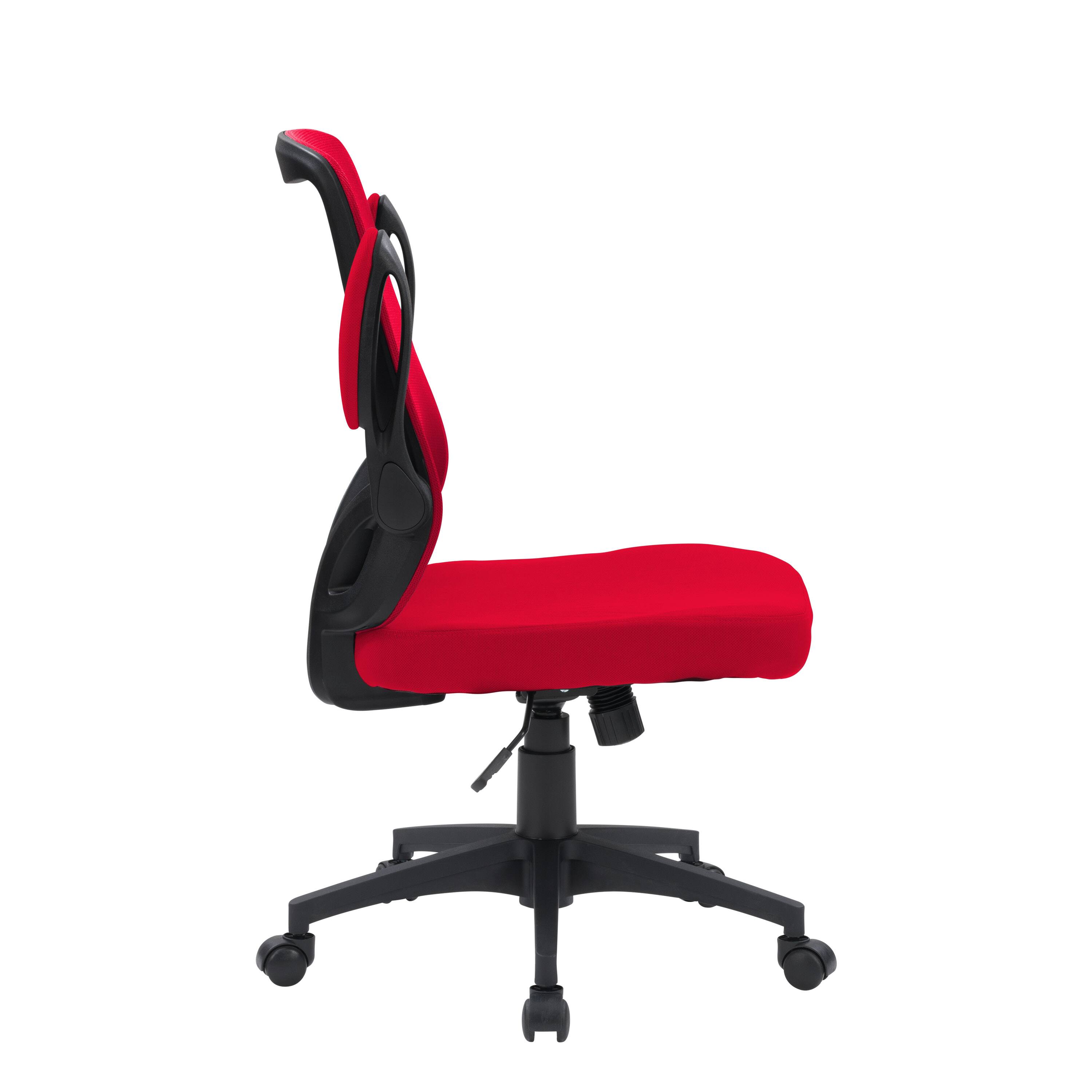 Alt View 12. CorLiving - Workspace High Mesh Back Office Chair - Red.
