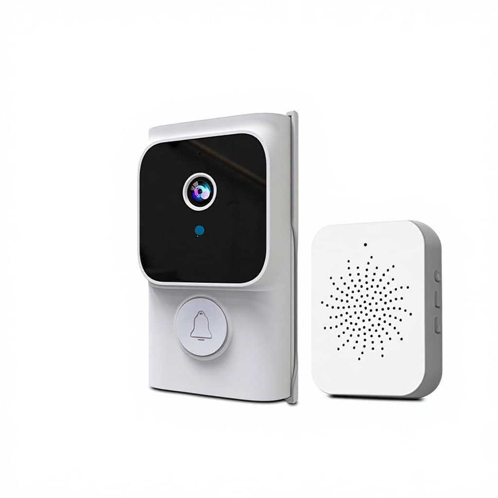 Cluzine - Tuya Smart Video Doorbell with Indoor Chime, Night Vision,HD Video for Home Security