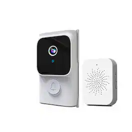 Cluzine - Tuya Smart Video Doorbell with Indoor Chime, Night Vision,HD Video for Home Security