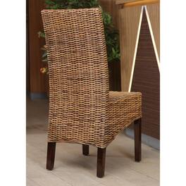 International Caravan - Java Rattan Dining Chair - Salak Brown