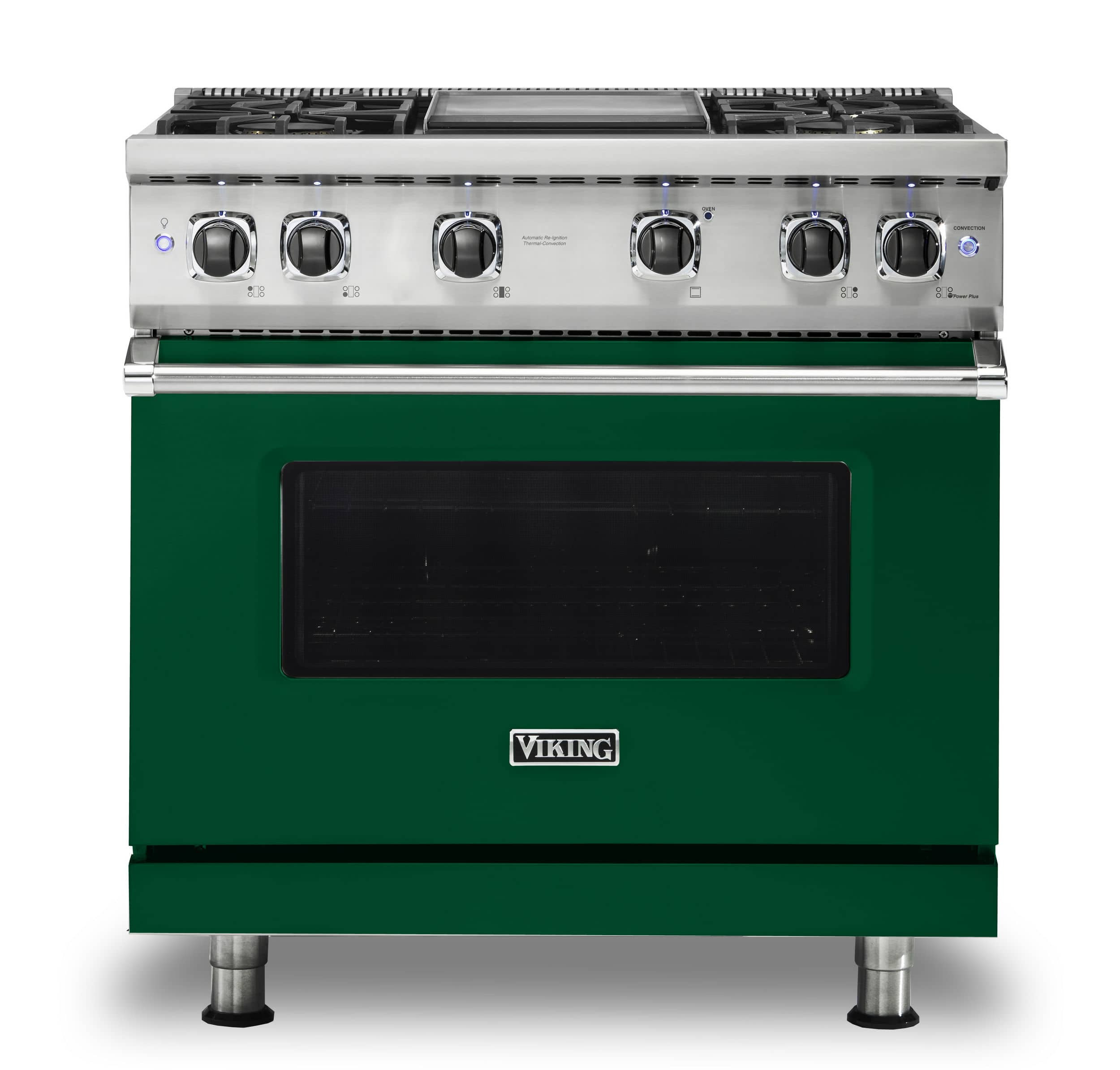 Viking - 5-Series Gas Sealed Burner Range - Ivy - Front_Zoom