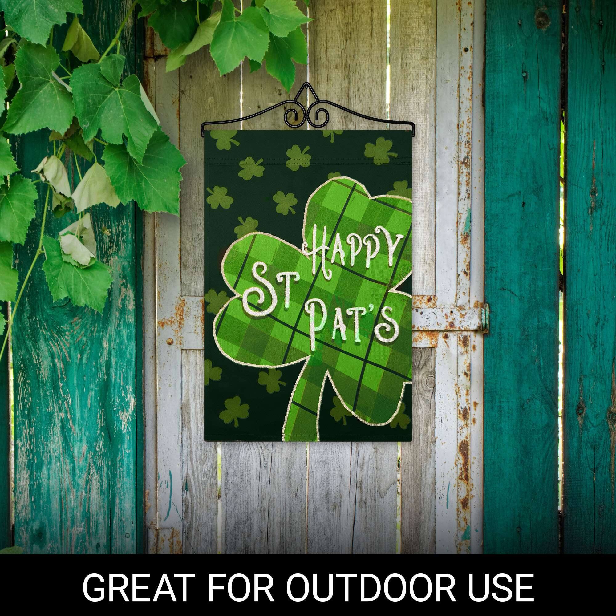 Happy St. Pat's  
Great for outdoor use