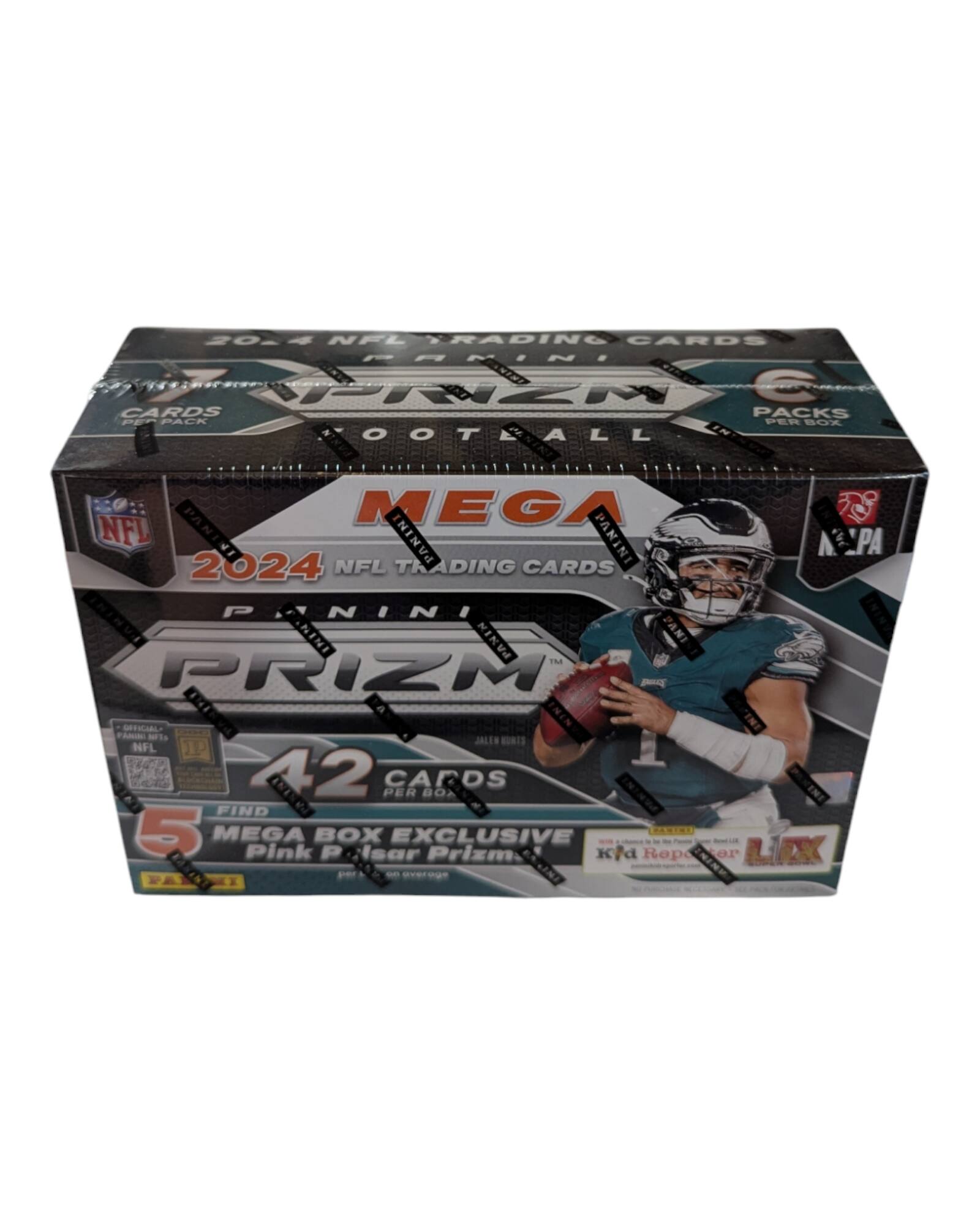 2024 NFL Trading Cards  
Panini Prizm  
Mega Box Exclusive  
Pink Pulsar Prizm  
42 Cards Per Box  
5 Packs Per Box  
Official NFL Licensed  
Panini  
NFL  
Panini  
Panini  
Panini  
Panini  
Panini  
Panini  
Panini  
Panini  
Panini  
Panini  
Panini  
Panini  
Panini  
Panini  
Panini  
Panini  
Panini  
Panini  
Panini  
Panini  
Panini  
Panini  
Panini  
Panini  
Panini  
Panini  
Panini  
Panini  
Panini  
Panini  
Panini  
Panini  
Panini  
Panini  
Panini  
Panini  
Panini  
Panini  
Panini  
Panini  
Panini  
Panini  
Panini  
Panini  
Panini  
Panini  
Panini  
Panini  
Panini  
Panini  
Panini  
Panini  
Panini  
Panini  
Panini  
Panini  
Panini  
Panini  
Panini  
Panini  
Panini  
Panini  
Panini  
Panini  
Panini  
Panini  
Panini  
Panini  
Panini  
Panini